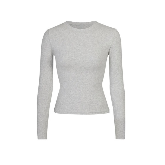 SOLD 2 cotton jersey long sleeve from SKIMS - Picture 2 of 6